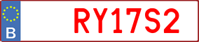 Truck License Plate